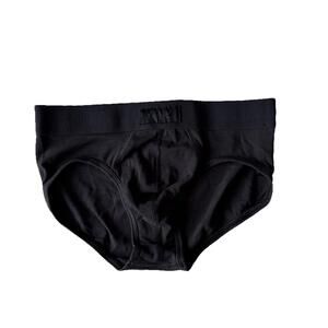 1 Skims Men's Cotton/ Modal Brief  Black   Size XS